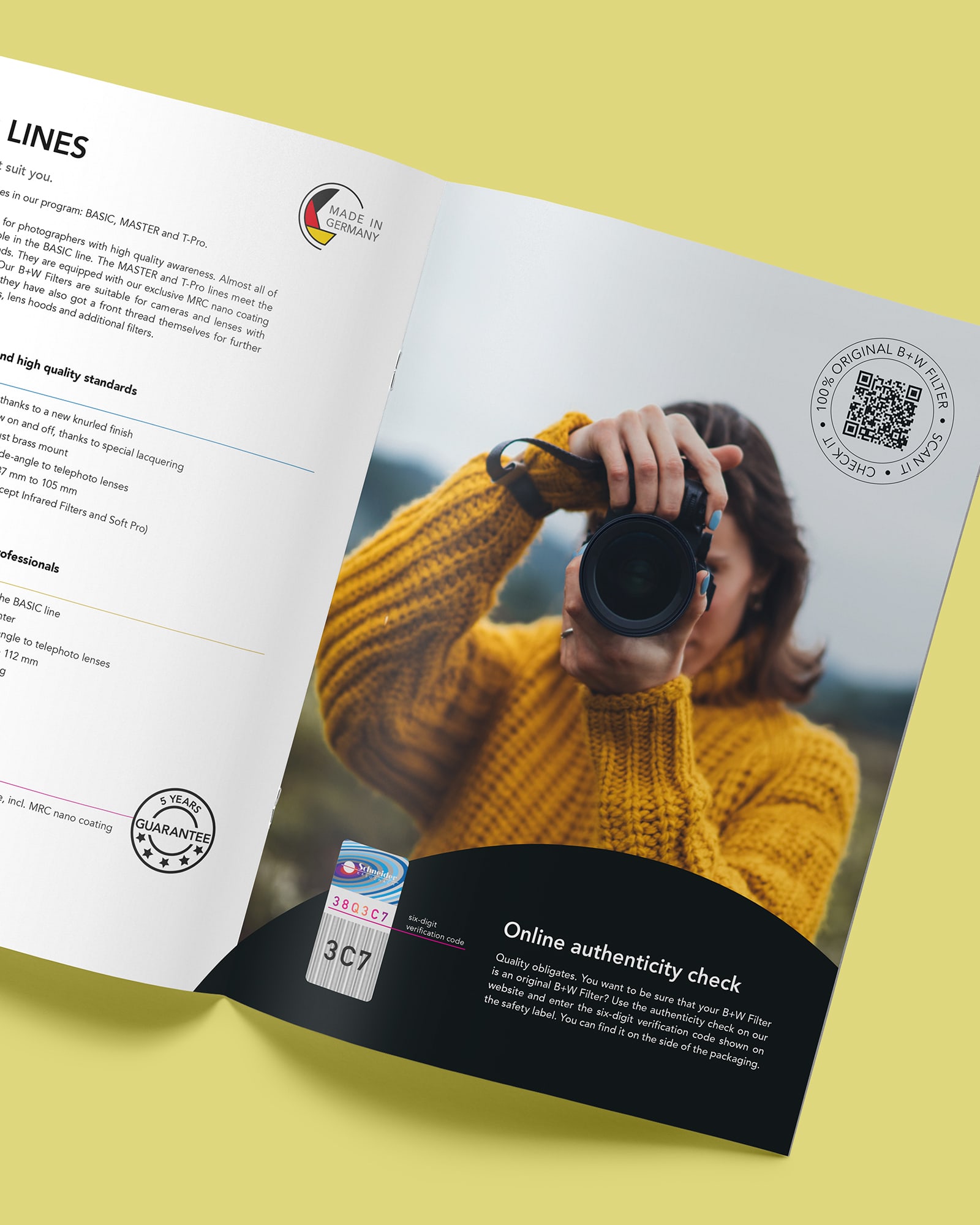 Die Jubiläumsbroschüre von Schneider Kreuznach – 75 Jahre Filter-Innovationen – Klickpark Digitalagentur Mannheim, Werbeagentur Rhein-Neckar-Kreis, Internetagentur Baden-Württemberg