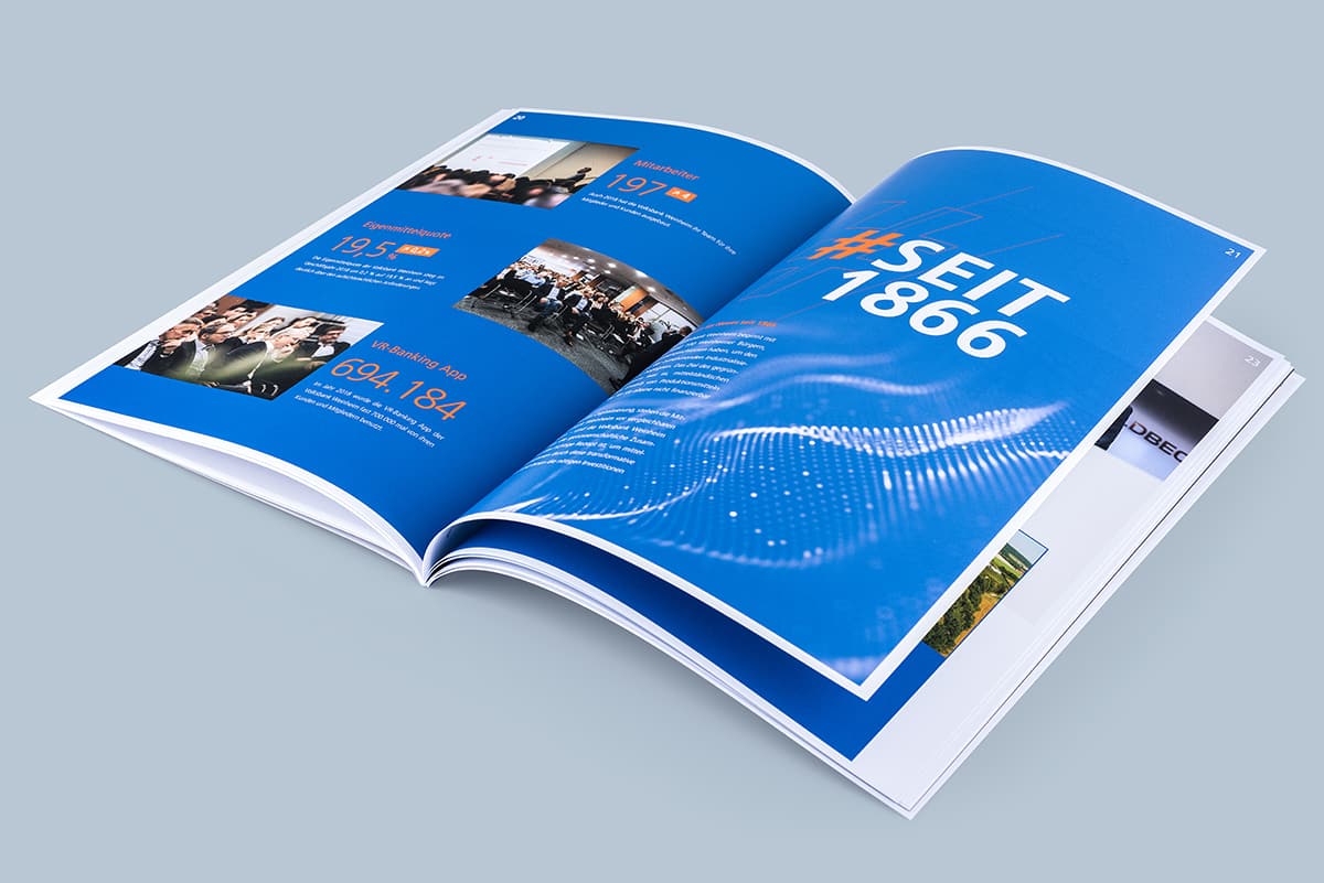 Klickpark, die betreuende Digitalagentur aus Mannheim, hat den Auftrag erhalten, einen Online-Geschäftsbericht für die Volksbank Kurpfalz zu entwickeln. So entstand die Online-Plattform