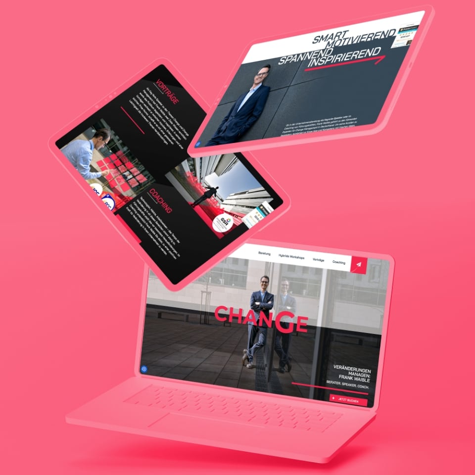 Waible Coaching-Webseite zur Leadgenerierung