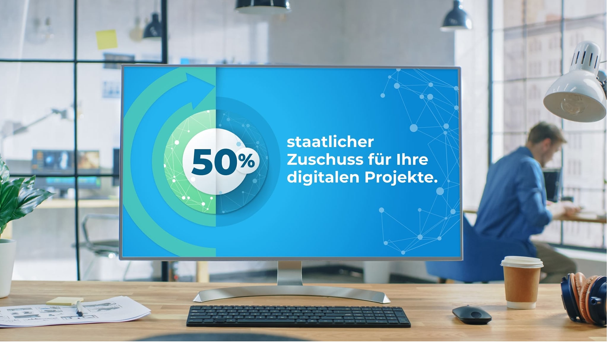 50% staatliche Förderung für deine digitalen Projekte