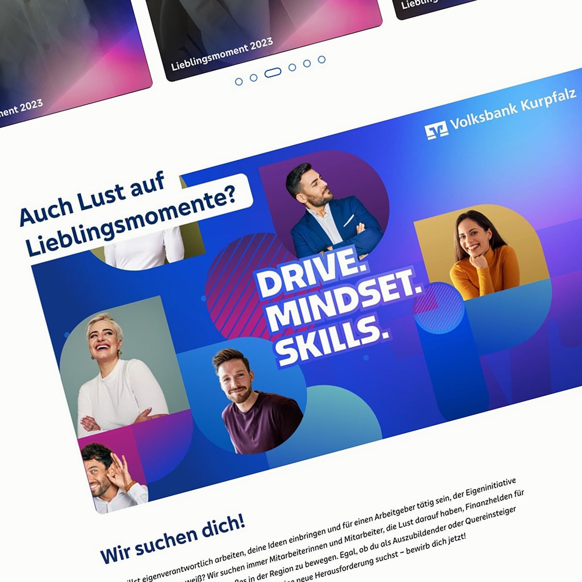 Für die Volksbank Kurpfalz hatten wir die Auftrag, die künftigen Geschäftsberichte in ein dynamisches, interaktives Format zu verwandeln, das auch künftig Infos, spannende Artikel und faszinierende Einblicke in die Welt der Volksbank Kurpfalz bietet.