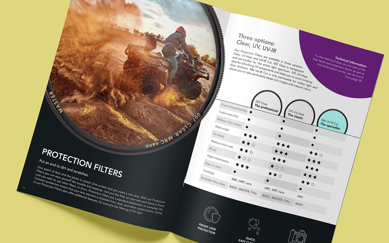 Die Jubiläumsbroschüre von Schneider Kreuznach – 75 Jahre Filter-Innovationen – Klickpark Digitalagentur Mannheim, Werbeagentur Rhein-Neckar-Kreis, Internetagentur Baden-Württemberg